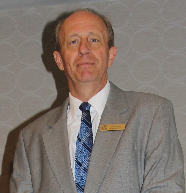 Victor Helbling, chapter vice president for scholarships and grants, receives AFCEA's Special Award of Merit in March.